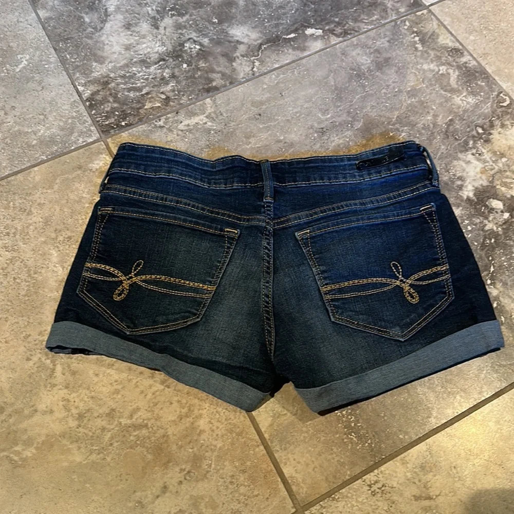 Short denim shorts